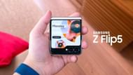 The Samsung Galaxy Z Flip 5 is powered by the Snapdragon 8 Gen 2 SoC (Image via TechTalkTV/YouTube)